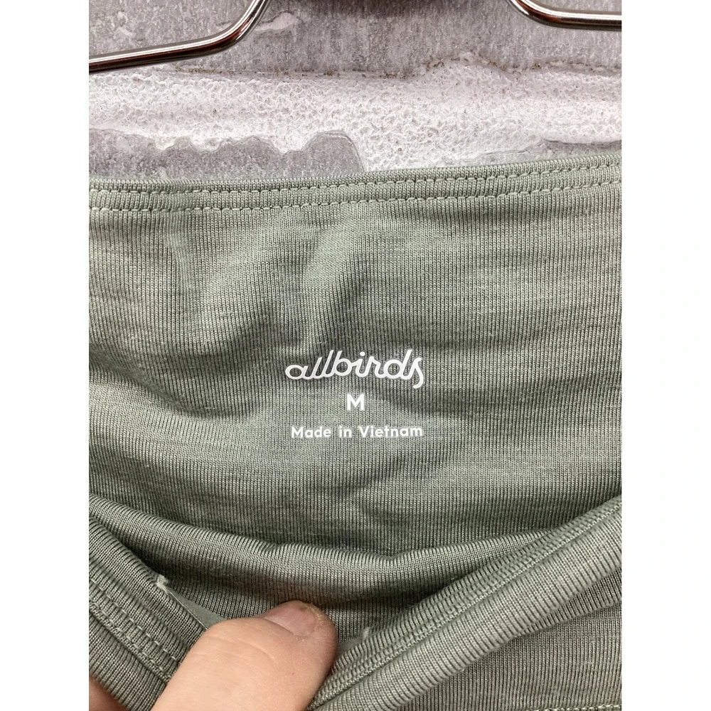 Allbirds Natural Legging Capri Sage Green Merino Wool Blend Size M Activewear